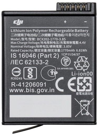 DJI Osmo Action 4 Standard Combo Action Camera 10 MPx 4k 120fps Black EU (CP.OS.00000269.01)