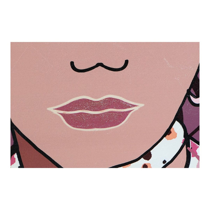 Canvas DKD Home Decor African Pinewood Canvas 80 x 3 x 120 cm