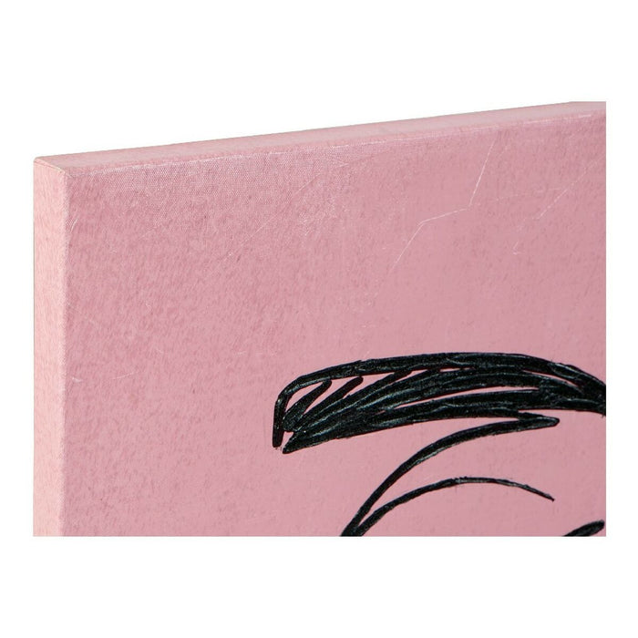 Canvas DKD Home Decor Eye Pinewood Canvas 80 x 3 x 120 cm