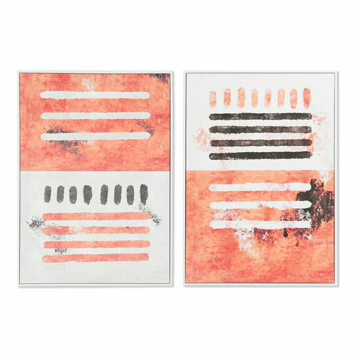 Canvas DKD Home Decor Canvas MDF Wood 50 x 3 x 70 cm