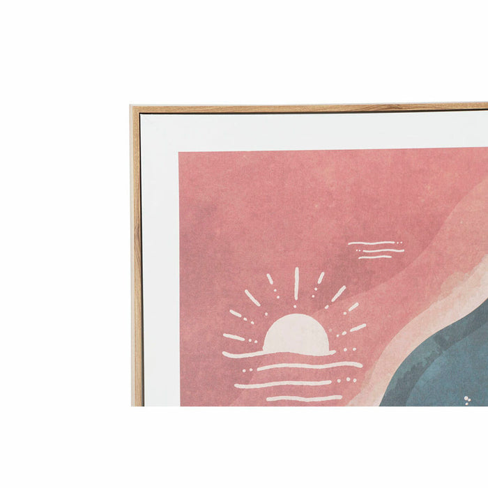 Canvas DKD Home Decor Canvas MDF Wood 50 x 3 x 70 cm