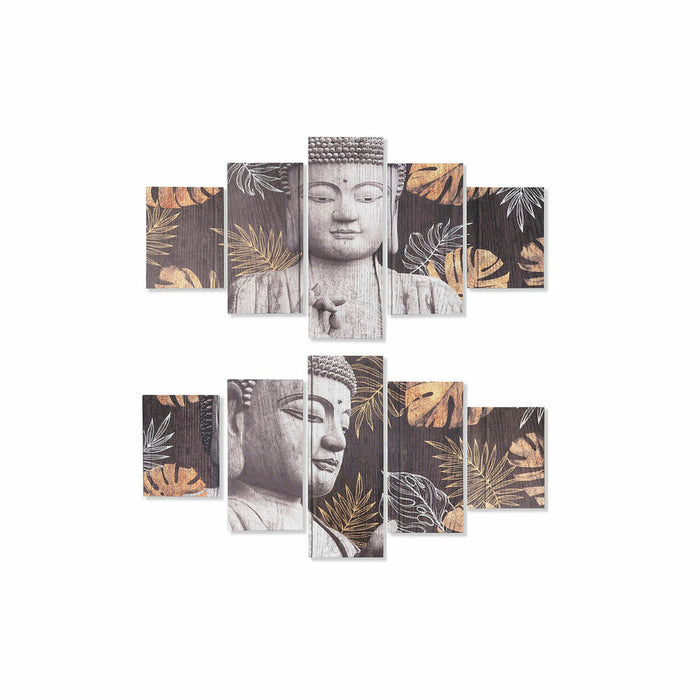 Canvas DKD Home Decor Pinewood Canvas 150 x 2 x 80 cm