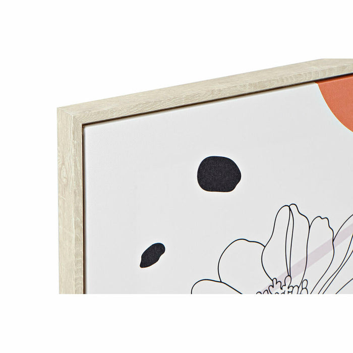 Canvas DKD Home Decor polystyrene Canvas 40 x 2,5 x 50 cm (4 Pieces)