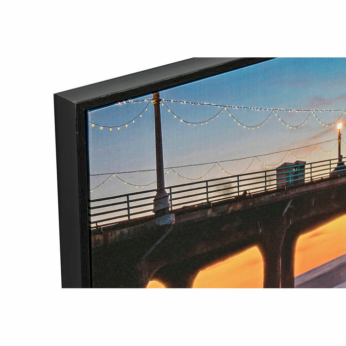 Canvas DKD Home Decor polystyrene Canvas 140 x 3,5 x 45 cm (4 Pieces)