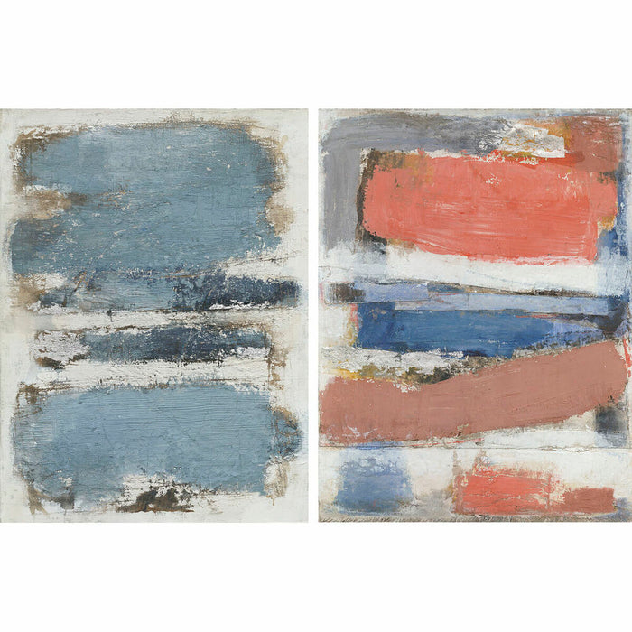 Canvas DKD Home Decor Pinewood Canvas 90 x 2,4 x 120 cm