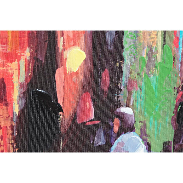 Canvas DKD Home Decor Canvas MDF Wood 120 x 3 x 90 cm