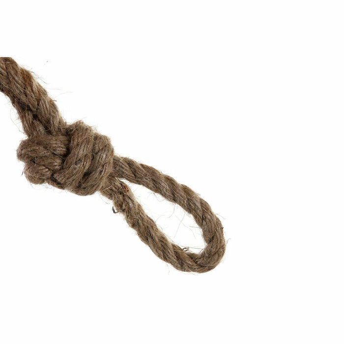 Lantern DKD Home Decor Brown Black Metal Crystal Rope Loft 22 x 22 x 43 cm