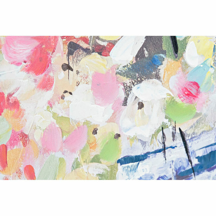 Canvas DKD Home Decor Pinewood Canvas 80 x 3 x 80 cm