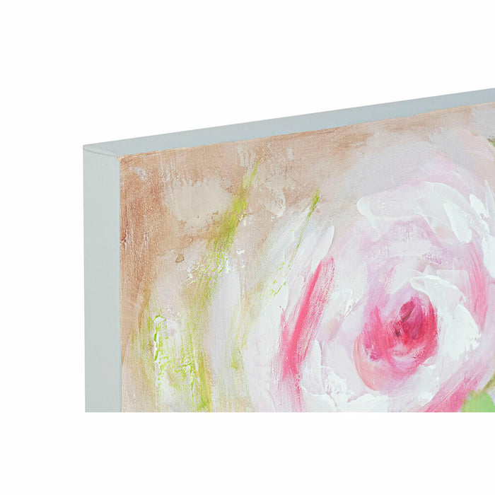 Canvas DKD Home Decor Pinewood Canvas 80 x 3 x 80 cm