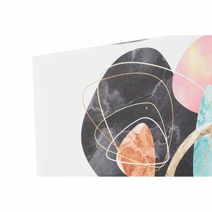 Canvas DKD Home Decor Pinewood Canvas 40 x 1,8 x 40 cm