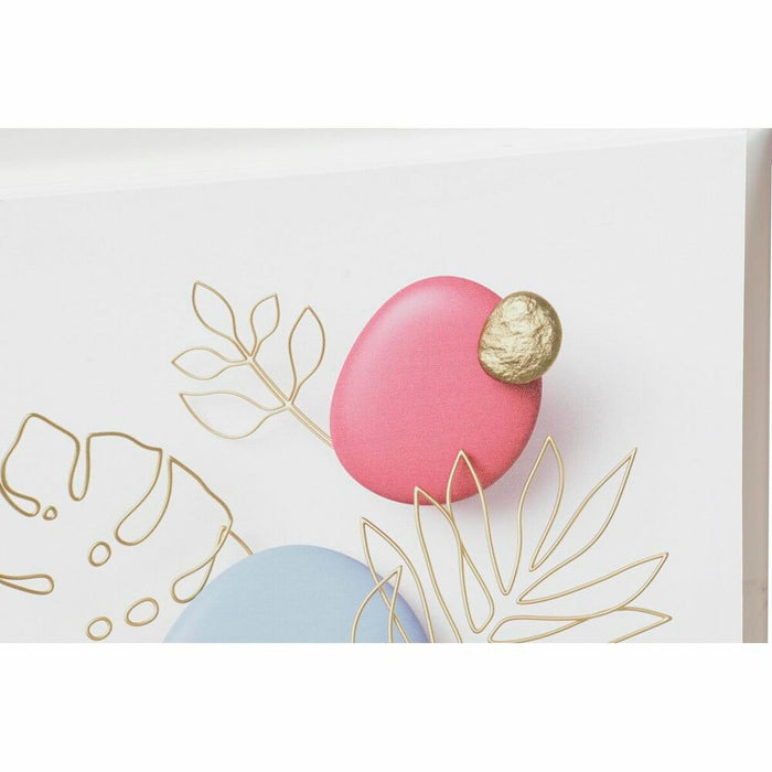 Canvas DKD Home Decor Canvas MDF Wood 40 x 1,8 x 40 cm