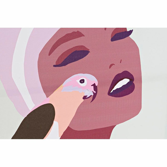 Canvas DKD Home Decor Pinewood Canvas 50 x 1,8 x 70 cm