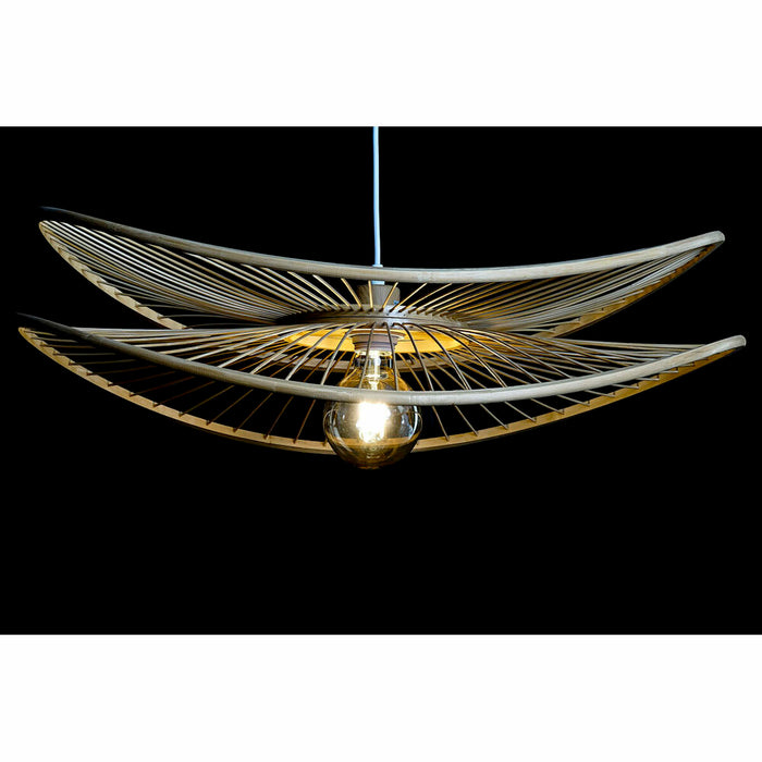 Ceiling Light DKD Home Decor Natural Bamboo 50 W 70 x 65 x 23 cm