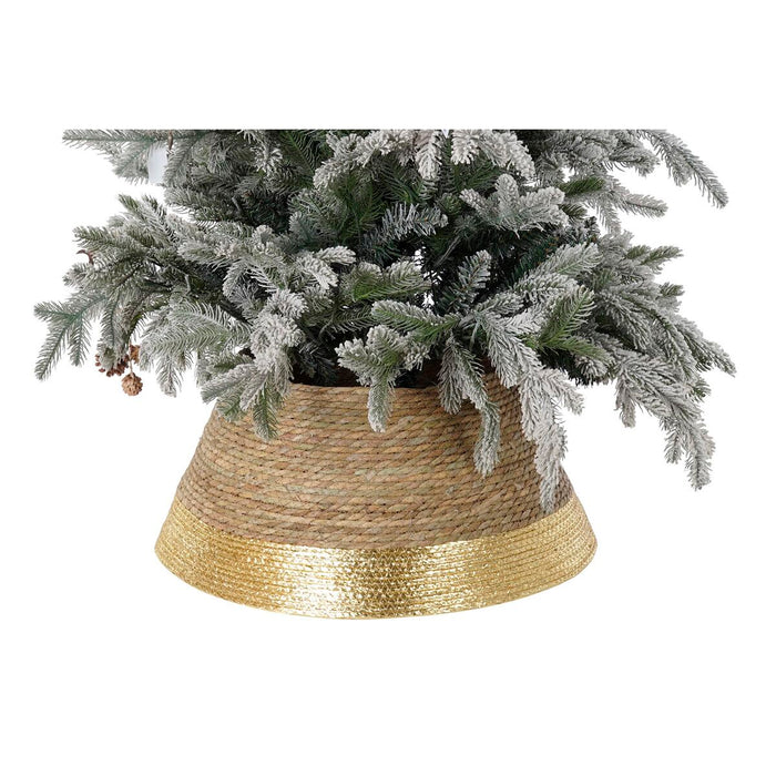 Christmas tree skirt DKD Home Decor Fibre Seagrass (57 x 57 x 28 cm) (3 Units)