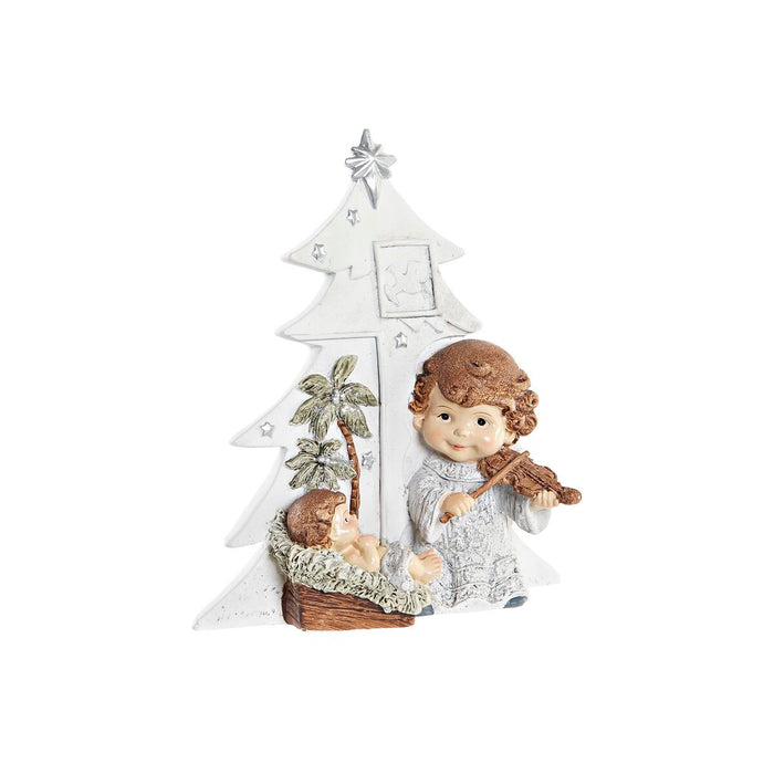 Christmas nativity set DKD Home Decor Silver Brown White Resin (13,6 x 5,2 x 15,9 cm)