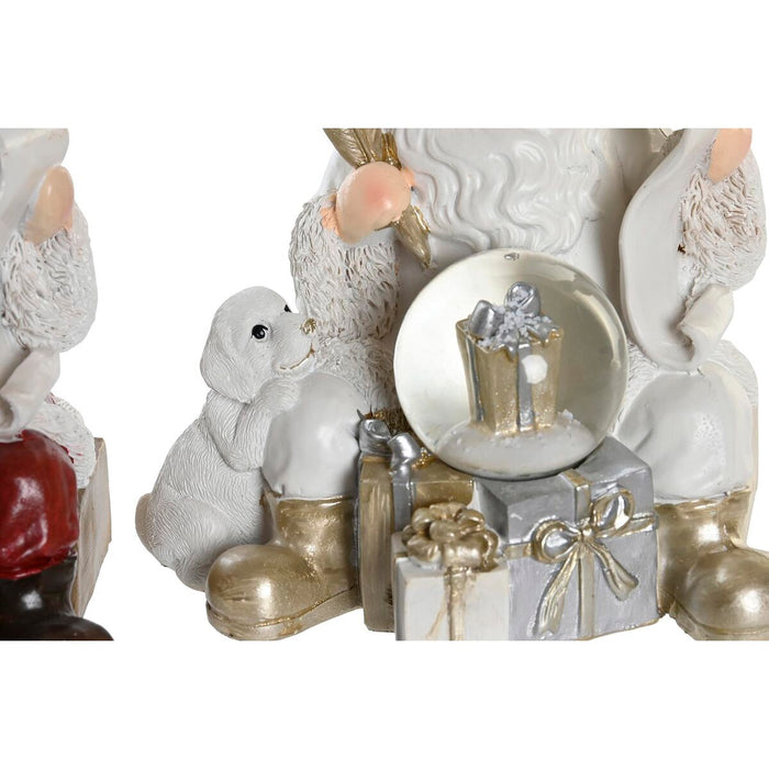 Christmas bauble DKD Home Decor Resin (2 Units) (14 x 12 x 14 cm)