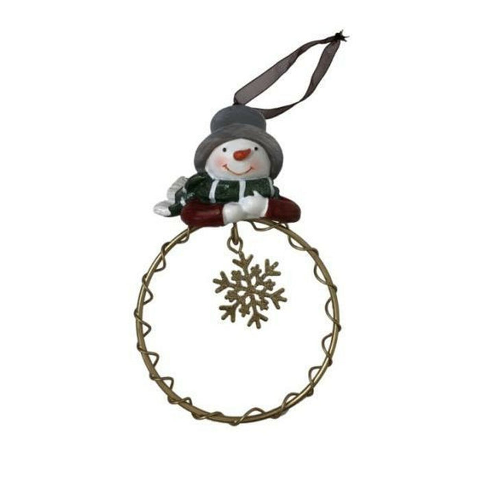 Christmas bauble DKD Home Decor Resin Circles (9 x 3 x 13,5 cm) (6 Units)