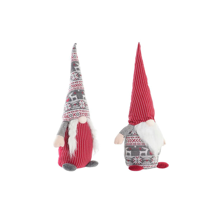 Christmas bauble DKD Home Decor Gnome Polyester (24 x 14 x 58 cm) (2 Units)