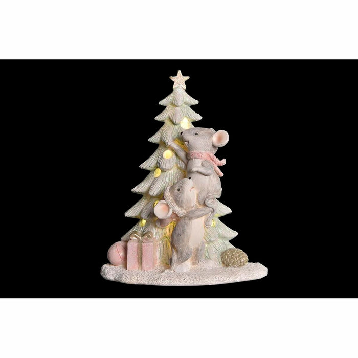 Christmas bauble DKD Home Decor Mouse Resin (13 x 8,5 x 16 cm) (2 Units)