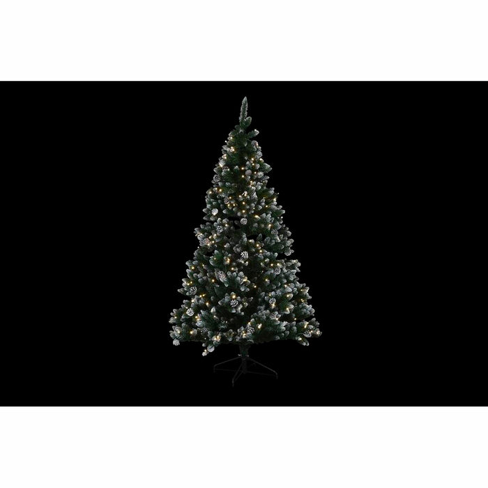 Christmas Tree DKD Home Decor LED Light Green Metal Polyethylene 130 x 130 x 218 cm