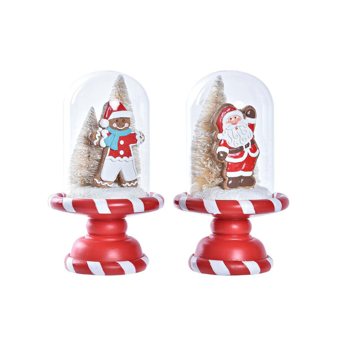 Christmas bauble DKD Home Decor Resin (13,5 x 13,5 x 23,5 cm) (2 Units)