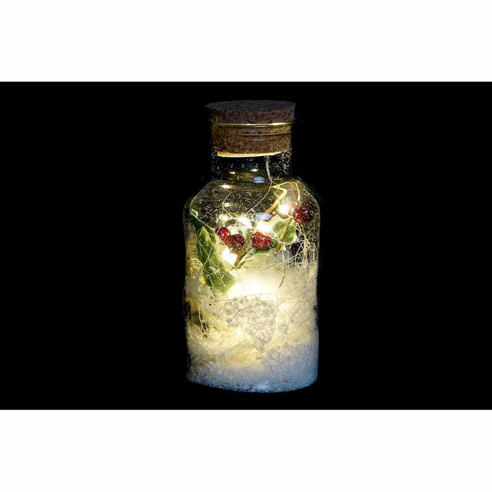 Lighting decoration DKD Home Decor Christmas Natural (6 x 6 x 14 cm) (3 Units)