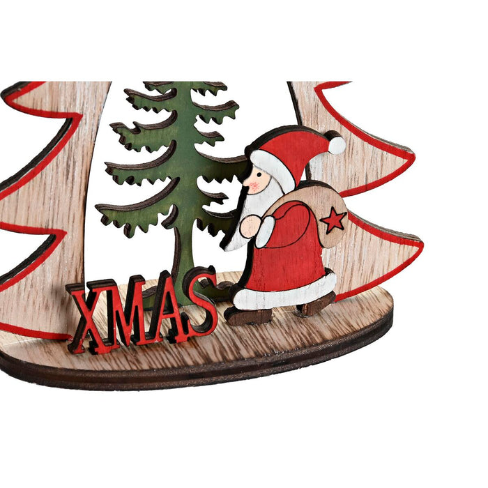 Christmas bauble DKD Home Decor Wood (2 Units) (14 x 6 x 18 cm)