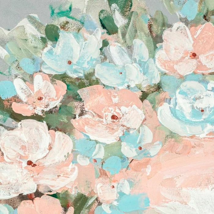 Canvas DKD Home Decor Flowers Modern 80 x 3,7 x 100 cm (2 Units)