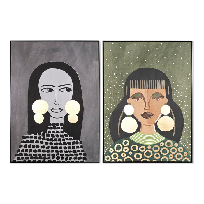 Canvas DKD Home Decor polystyrene Canvas 102,5 x 4,3 x 142,6 cm 103 x 4,5 x 143 cm