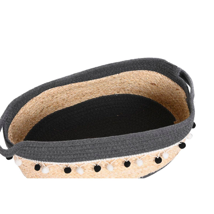 Basket set DKD Home Decor Boho 36 x 26 x 15 cm 45 x 25 x 16 cm
