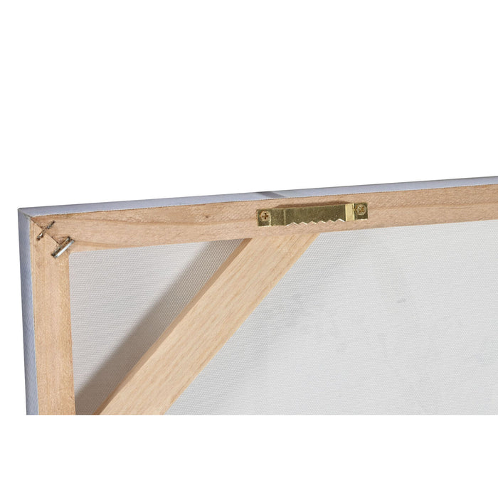Canvas DKD Home Decor Canvas MDF Wood 100 x 3 x 100 cm 100 x 2,8 x 100 cm