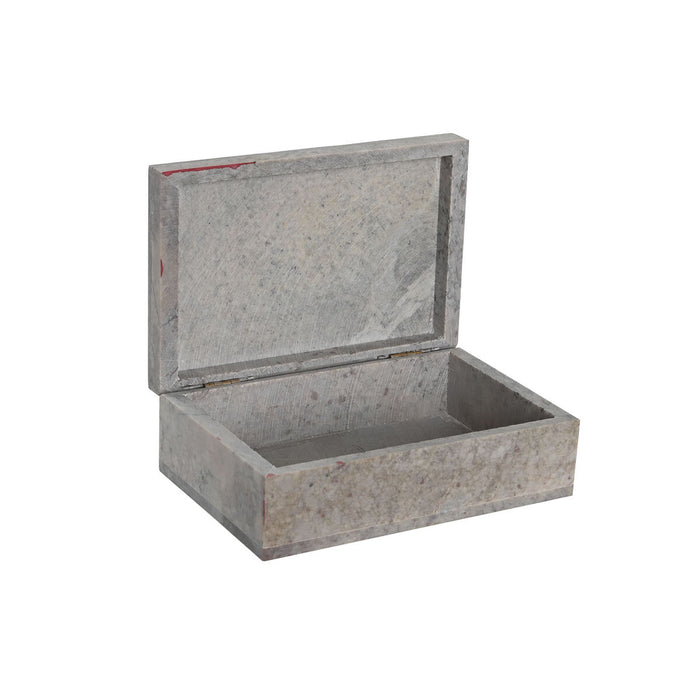 Jewelry box DKD Home Decor Multicolour Stone 15 x 10 x 5 cm (4 Units)