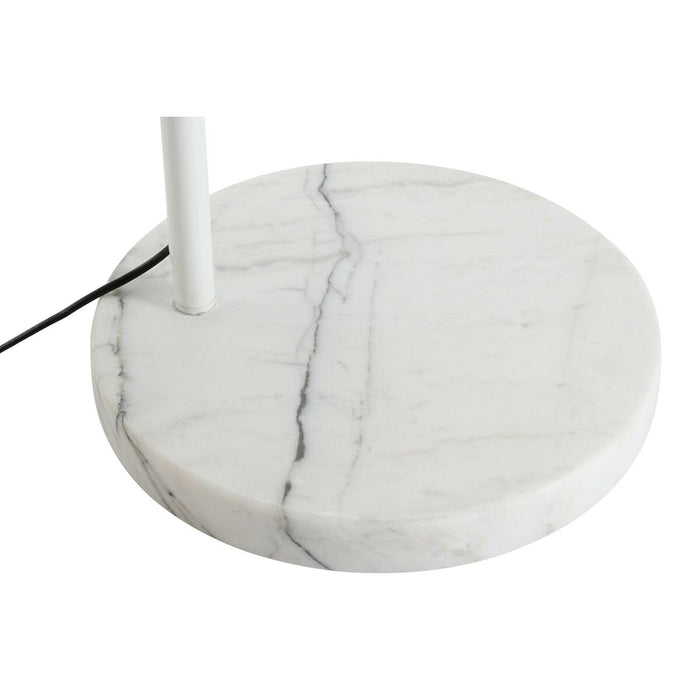 Floor Lamp DKD Home Decor 36 x 110 x 195 cm Metal White Marble 220 V 50 W 60 W