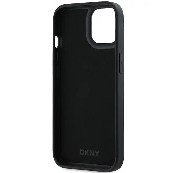 DKNY 3D Rubber Repeat Pattern case for iPhone 15/14/13 - black - Cell phone cases and covers<<<HurtelXML