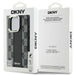 DKNY Checkered Pattern Magsafe iPhone 16 Pro Case - Black - Cell phone cases and covers<<<HurtelXML