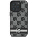 DKNY Checkered Pattern & Printed Stripes case for iPhone 16 Pro Max - black - Cell phone cases and covers<<<HurtelXML