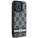 DKNY Checkered Pattern & Printed Stripes case for iPhone 16 Pro Max - black - Cell phone cases and covers<<<HurtelXML