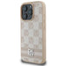 DKNY Checkered Pattern & Printed Stripes iPhone 16 Pro Case - Pink - Cell phone cases and covers<<<HurtelXML