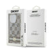 DKNY IML Checkered Mono Pattern & Printed Stripes MagSafe case for iPhone 14 Pro Max - beige - Cell phone cases