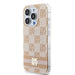 DKNY IML Checkered Mono Pattern & Printed Stripes MagSafe case for iPhone 15 Pro Max - pink - Cell phone cases