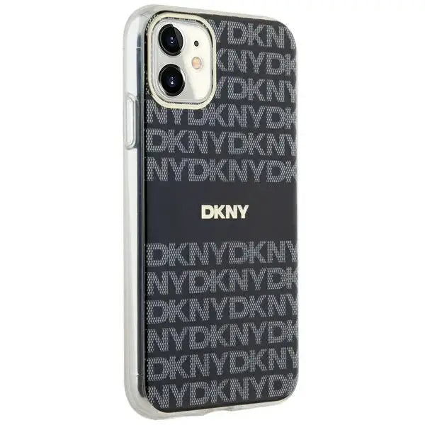 DKNY IML Mono & Stripe MagSafe case for iPhone 11 / Xr - black - Cell phone cases and covers<<<HurtelXML