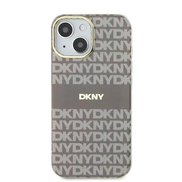 DKNY IML Mono & Stripe MagSafe case for iPhone 15 / 14 / 13 - beige - Cell phone cases and covers<<<HurtelXML