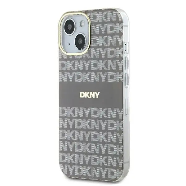 DKNY IML Mono & Stripe MagSafe case for iPhone 15 / 14 / 13 - beige - Cell phone cases and covers<<<HurtelXML