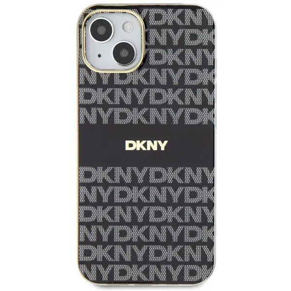 DKNY IML Mono & Stripe MagSafe Case for iPhone 15/14/13 - Black - Cell phone cases and covers<<<HurtelXML