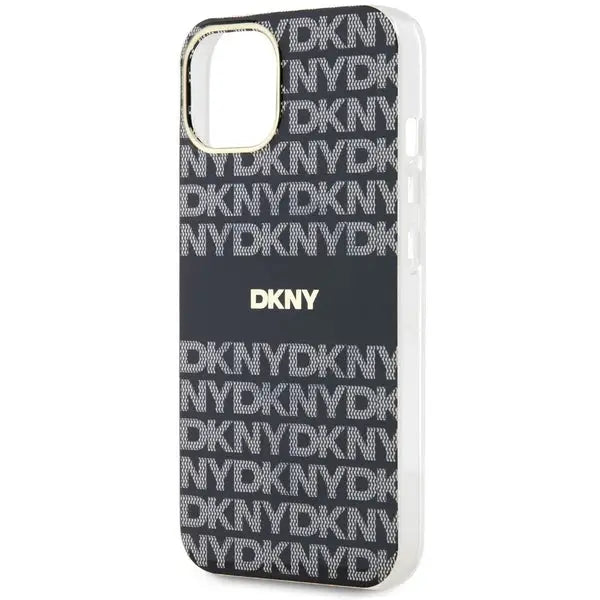 DKNY IML Mono & Stripe MagSafe Case for iPhone 15/14/13 - Black - Cell phone cases and covers<<<HurtelXML