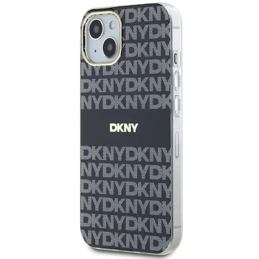 DKNY IML Mono & Stripe MagSafe Case for iPhone 15/14/13 - Black - Cell phone cases and covers<<<HurtelXML