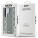 DKNY Leather Checkered Pattern MagSafe Case for Samsung Galaxy S25 Ultra - Gray - Cell phone cases
