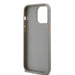 DKNY Leather Mono Stripe & Metal Logo case for iPhone 14 Pro - beige - Cell phone cases and covers<<<HurtelXML
