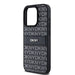 DKNY Leather Mono Stripe & Metal Logo case for iPhone 15 Pro - black - Cell phone cases and covers<<<HurtelXML