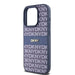 DKNY Leather Mono Stripe & Metal Logo case for iPhone 15 Pro - blue - Cell phone cases and covers<<<HurtelXML